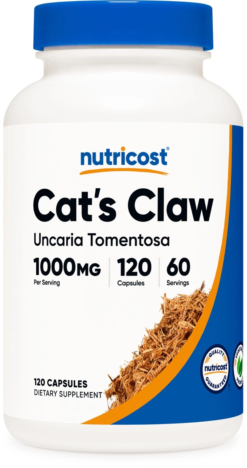 Nutricost Cat's Claw Capsules 1000mg, 120 Capsules - Non-GMO and Gluten Free