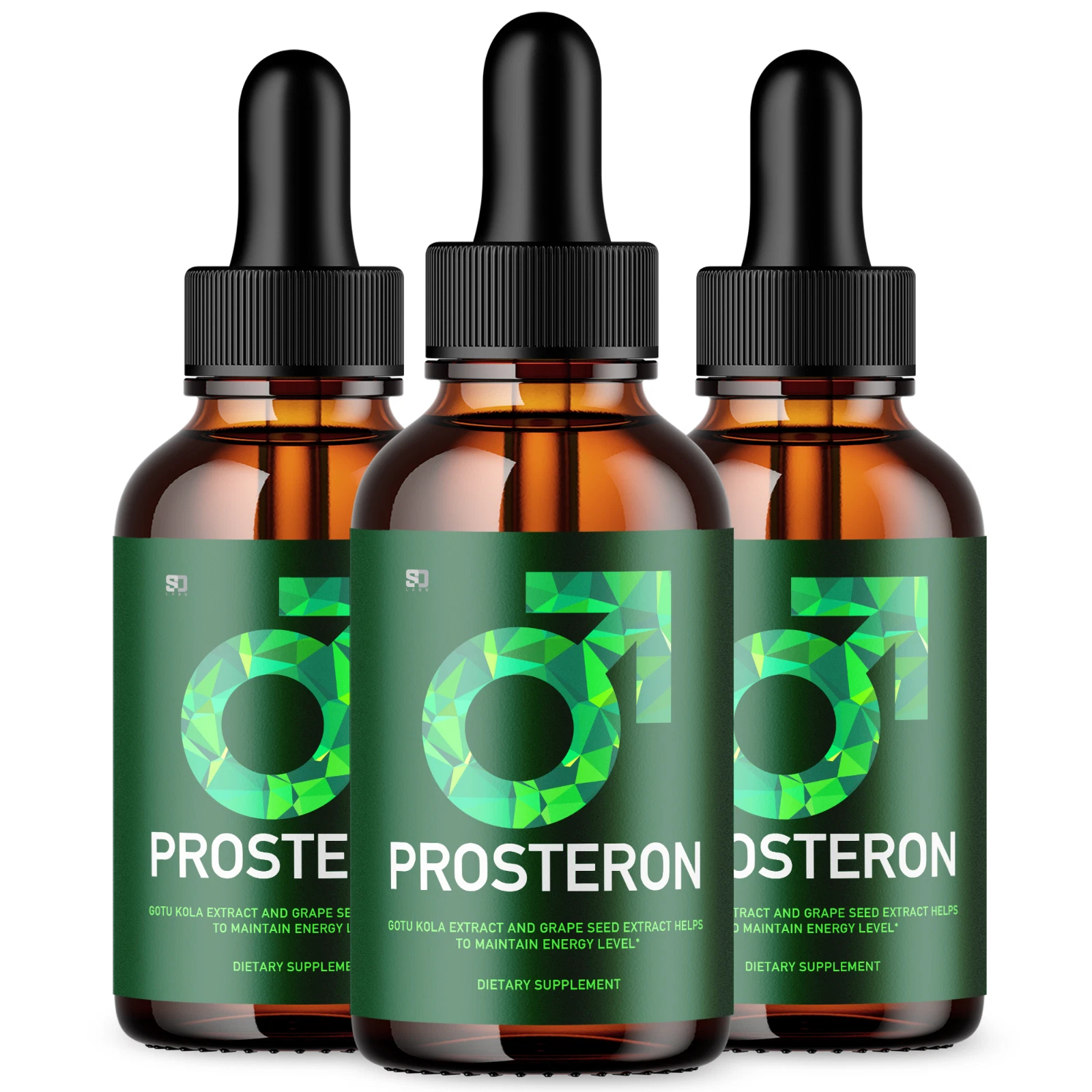 Prosteron Male Drops - Prosteron Enhances Energy, Vitality & Stamina - 3 Pack