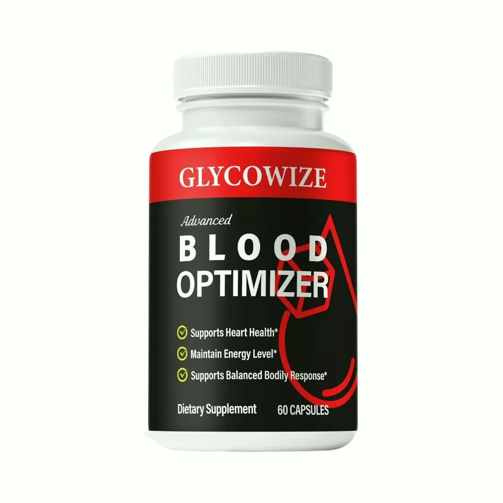 Glycowize Blood Optimizer - Glyco Wize Blood Support Pills (60 Capsules)