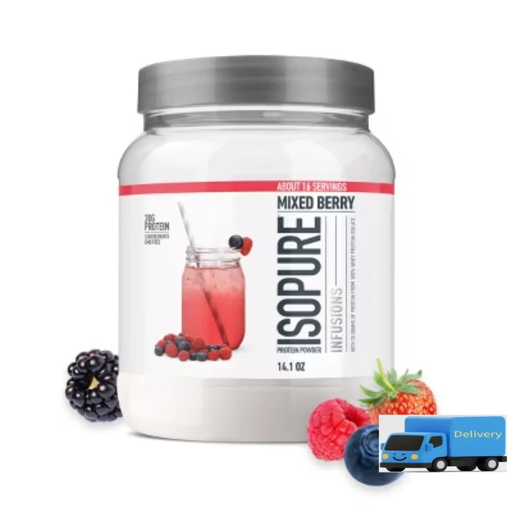 Isopure Infusions Protein Powder - Mixed Berry - 14.1oz