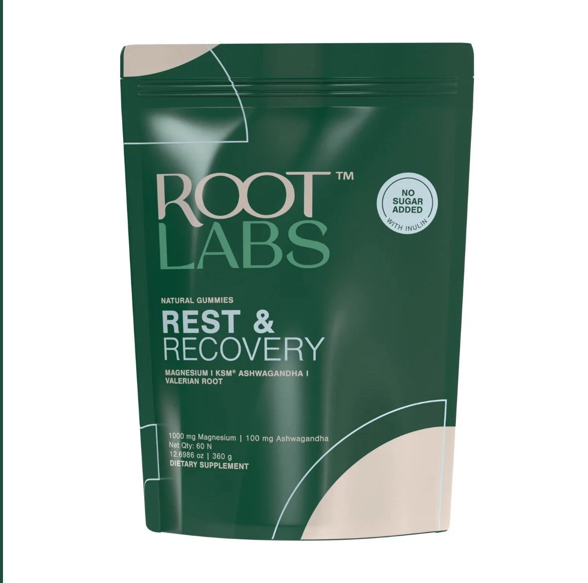 Root Labs Rest Gummies - Magnesium & Ashwagandha for Sleep & Stress, 60ct