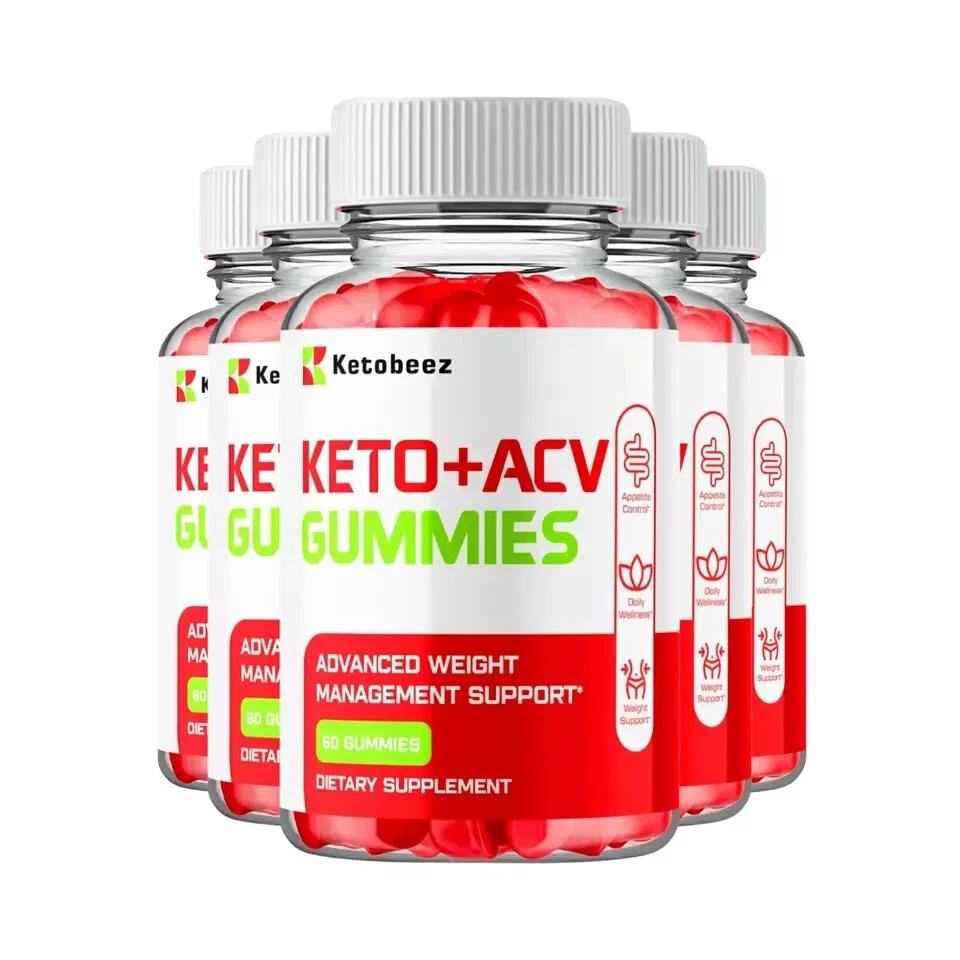 Ketobeez Keto ACV Gummies Advance Weight Management Support (300 Gummies) 5-Pack