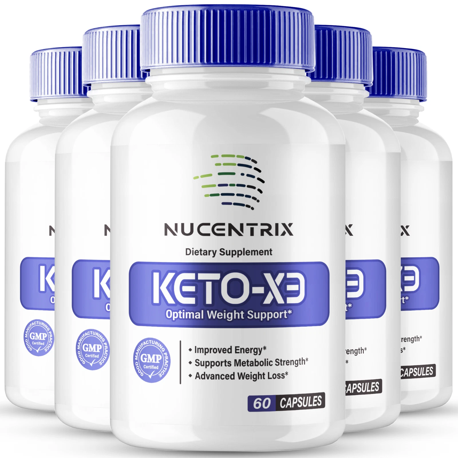 (5 Pack) Nucentrix Keto Capsules, Nucentrix Advanced Formula Weight Loss Pills