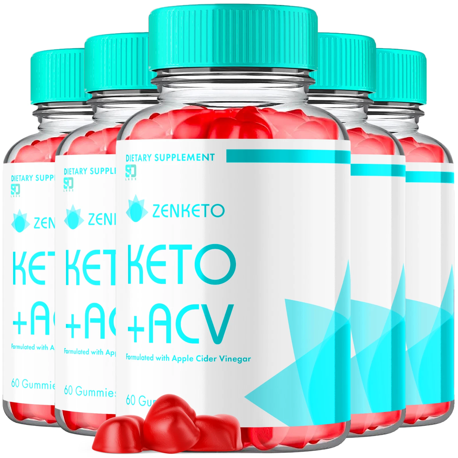 ZenKeto - Keto+ ACV Gummies For a Balanced Lifestyle (5 Pack)