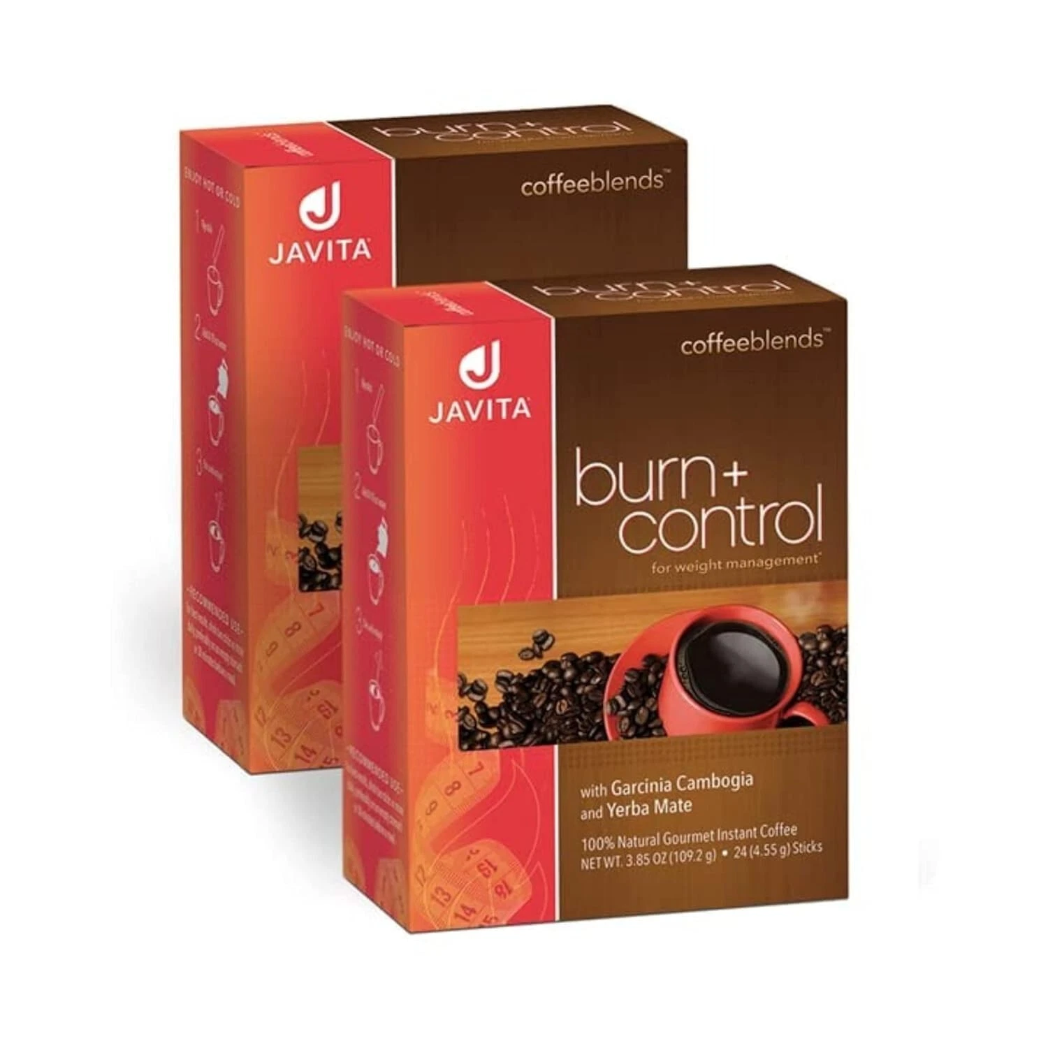 Burn + Control Keto Coffee - Instant Weight Loss with Garcinia & Yerba Mate