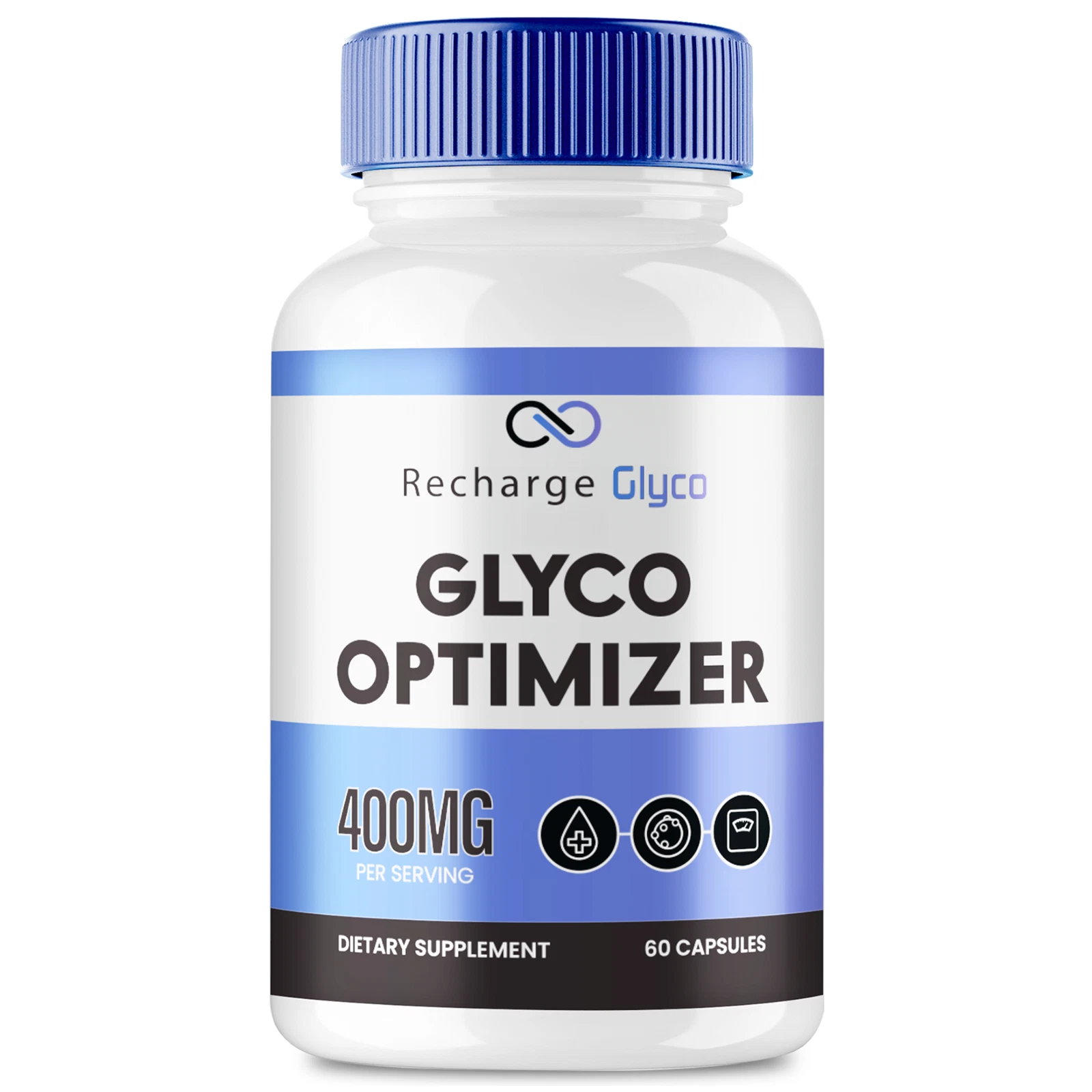 Recharge Glyco Capsules for Healthy Blood Support Supplement Pills 60ct