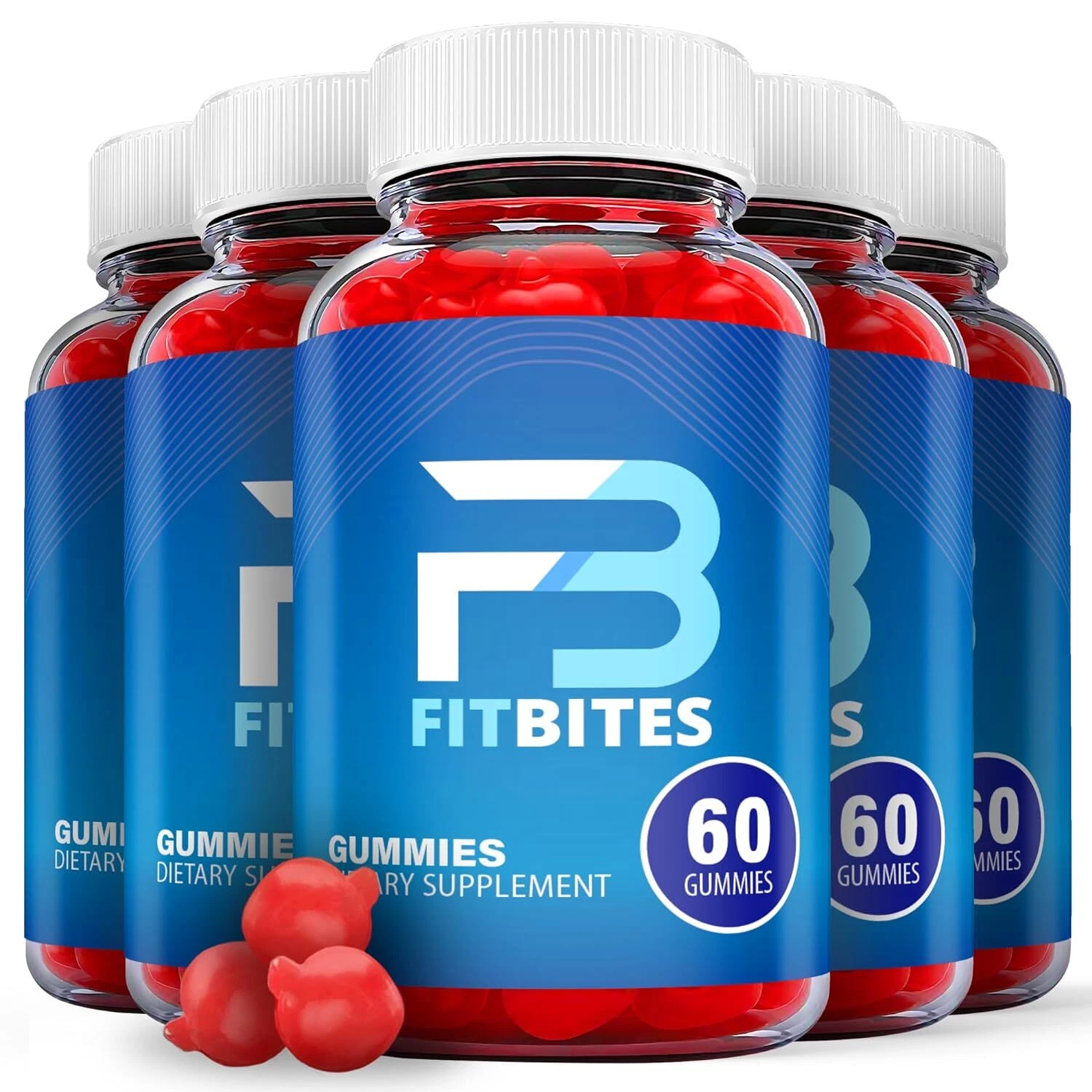 (5 Pack) Fit Bites Keto ACV Gummies for Weight Loss, FitBites Keto (300 Gummies)