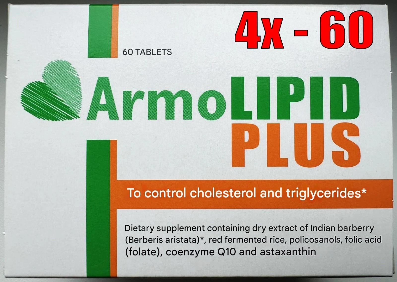 ARMOLIPID Plus 240 Tablets - Dietary Supplement