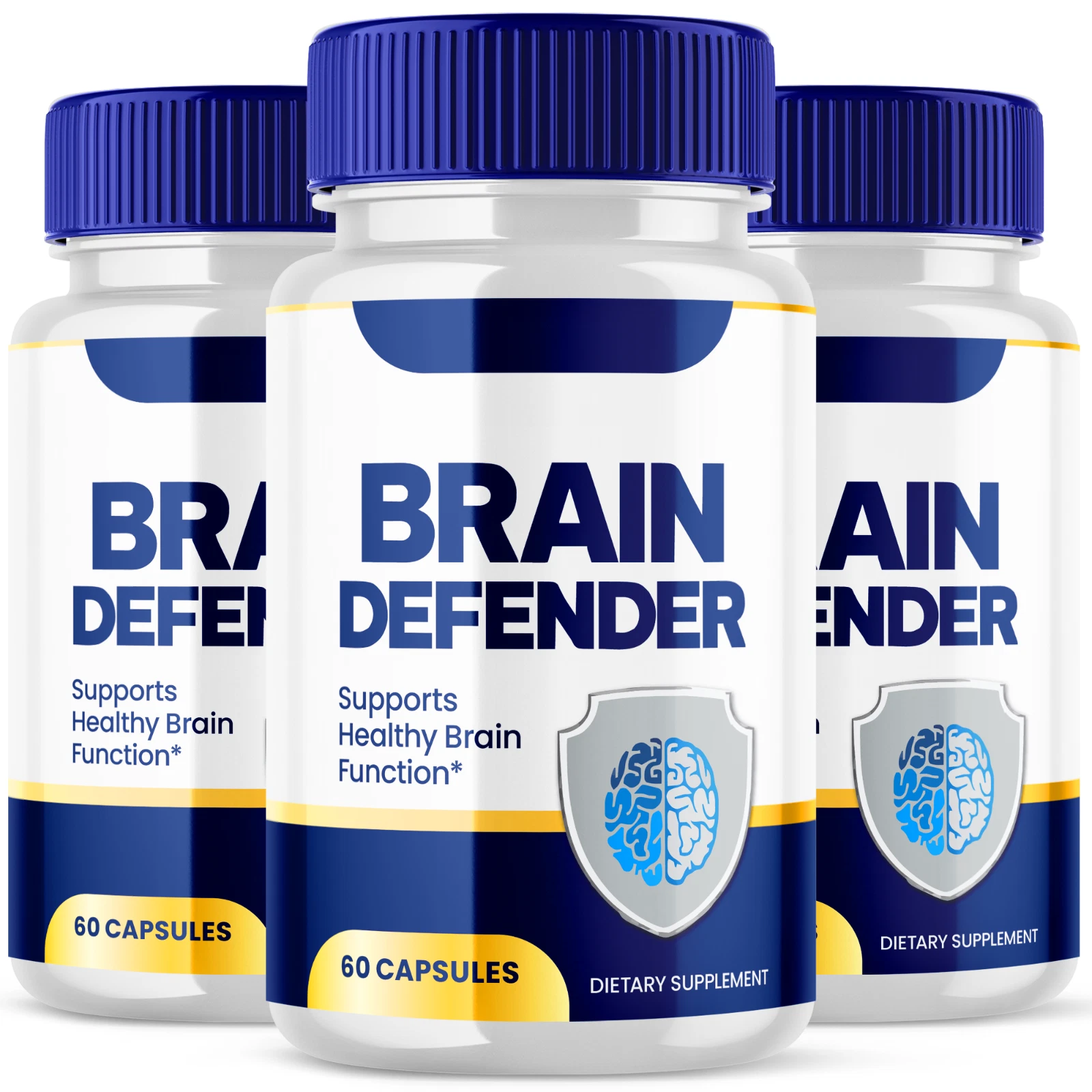 Brain Defender Nootropic Formula Supplement Brain Health Support 180 Capsules