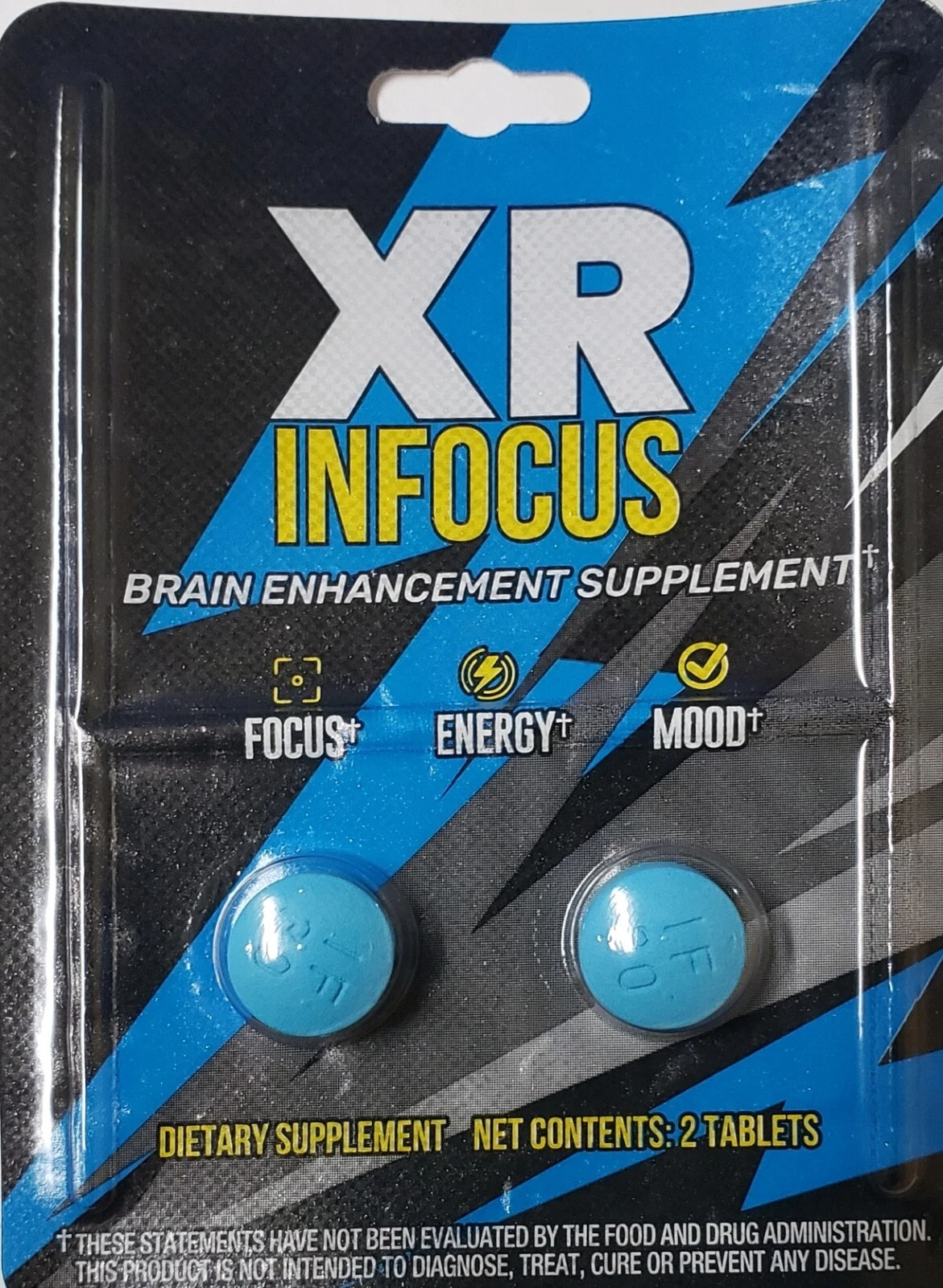 Infocus XR ,Memory Mental Brain Focus Concentration,12 Pks - 24 Capsules