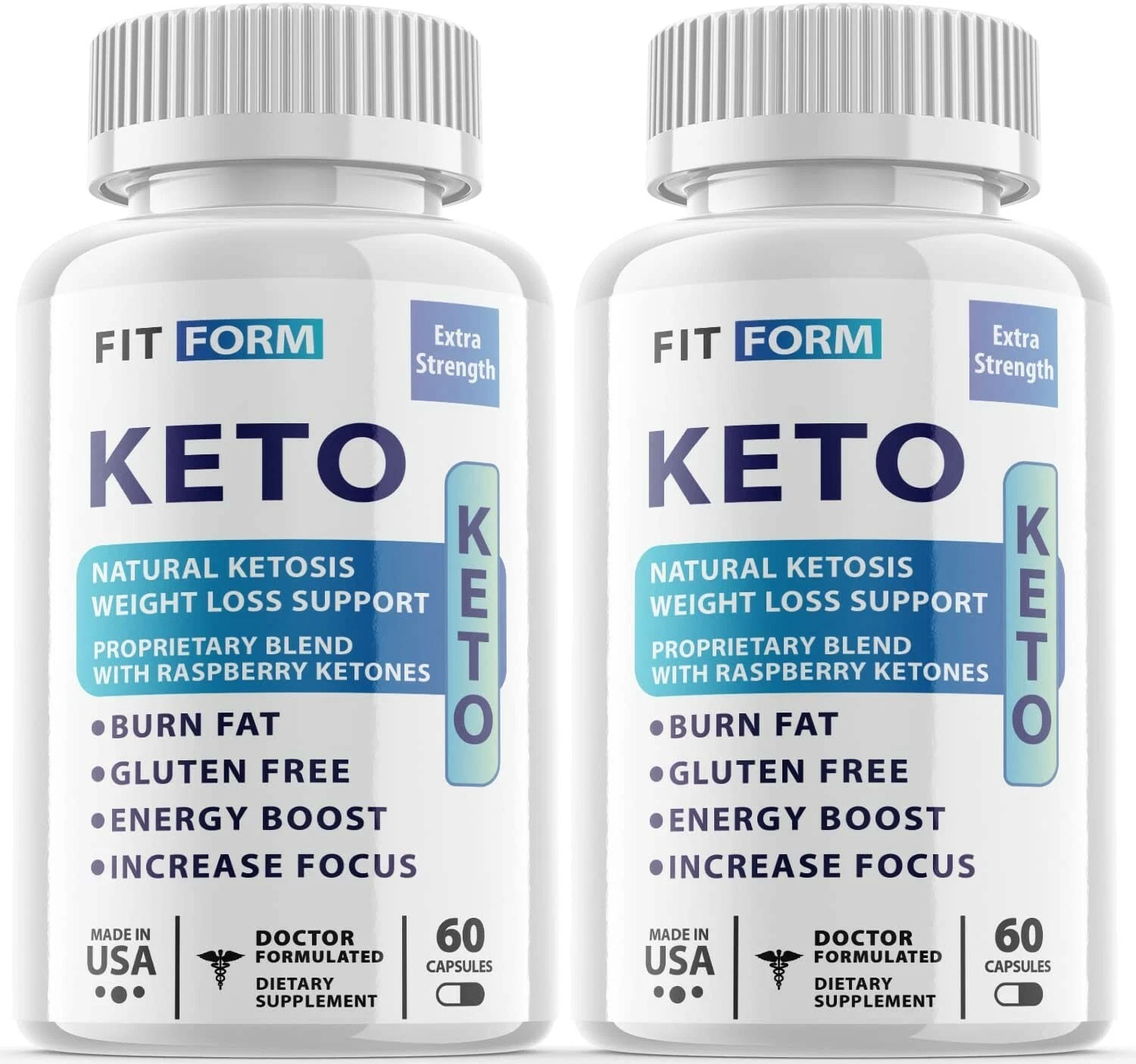 2 Pack-Fit Form keto Diet Pills,Weight Loss,Fat Burn,Appetite Control Supplement