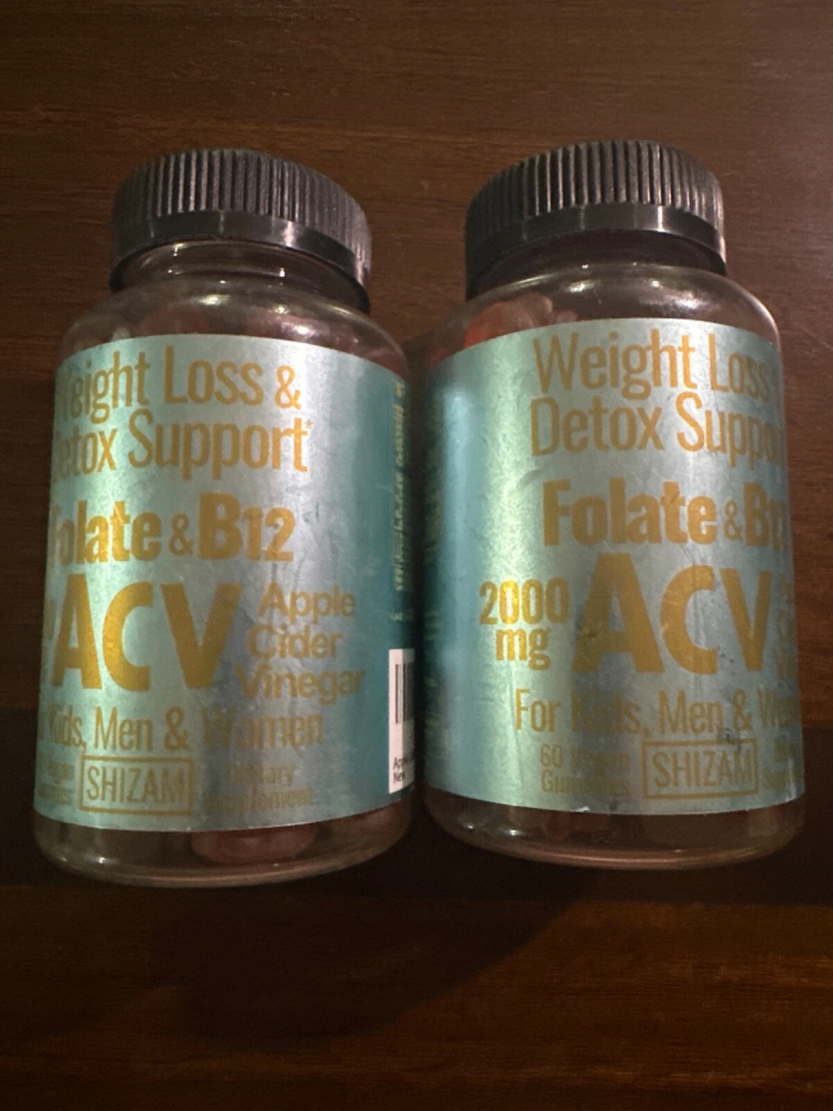 Weight loss ACV GUMMIES FOLATE+B12 Metabolic Detox+Weight Loss Support