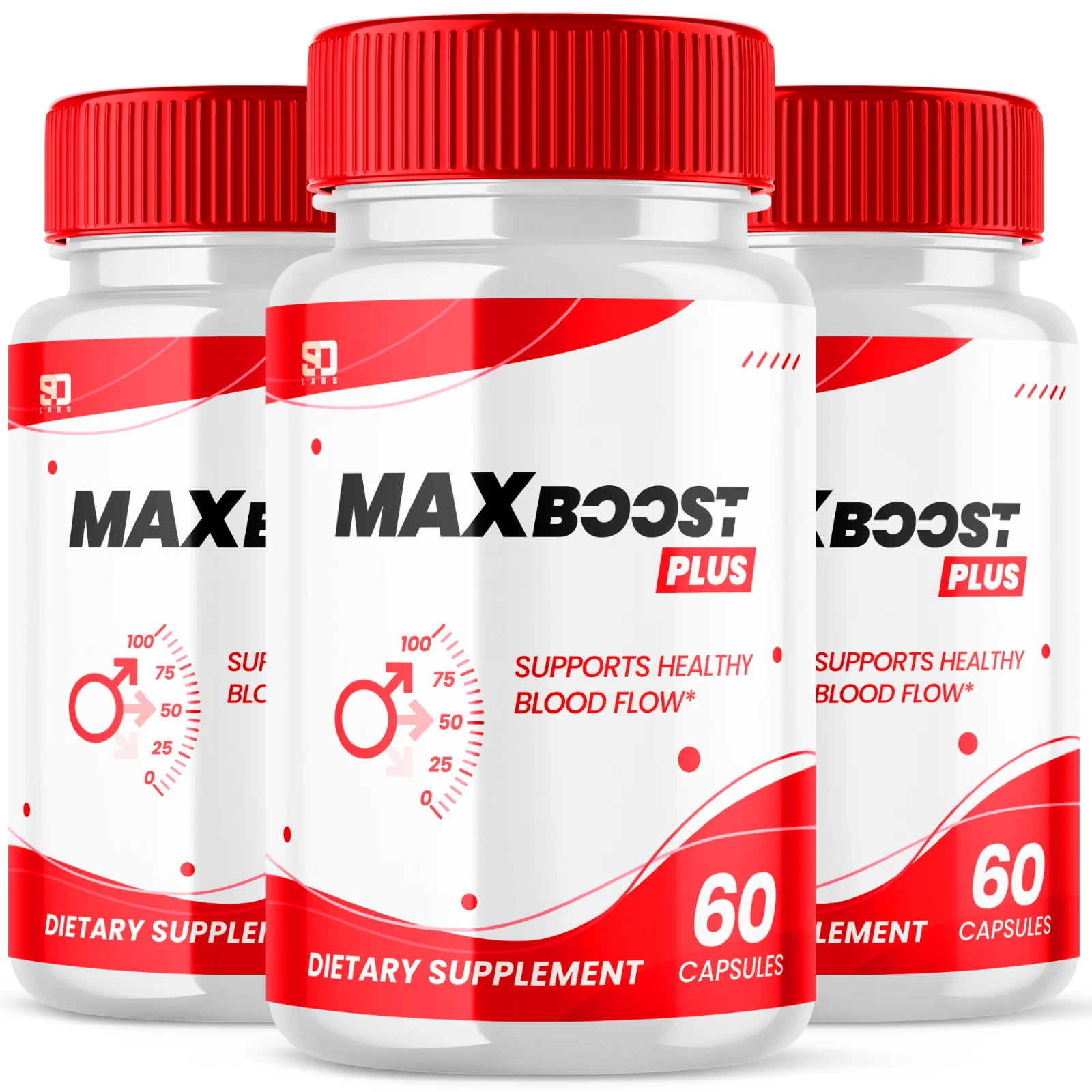 MaxBoost Plus Male Pills - MaxBoost Enhances Energy, Vitality & Stamina (3 Pack)