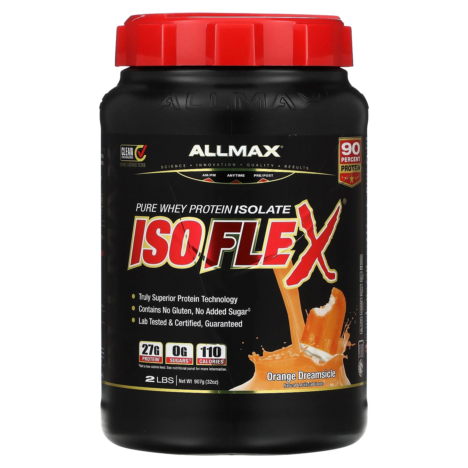 ISOFLEX®, Pure Whey Protein Isolate, Orange Dreamsicle, 2 lbs (907 g)