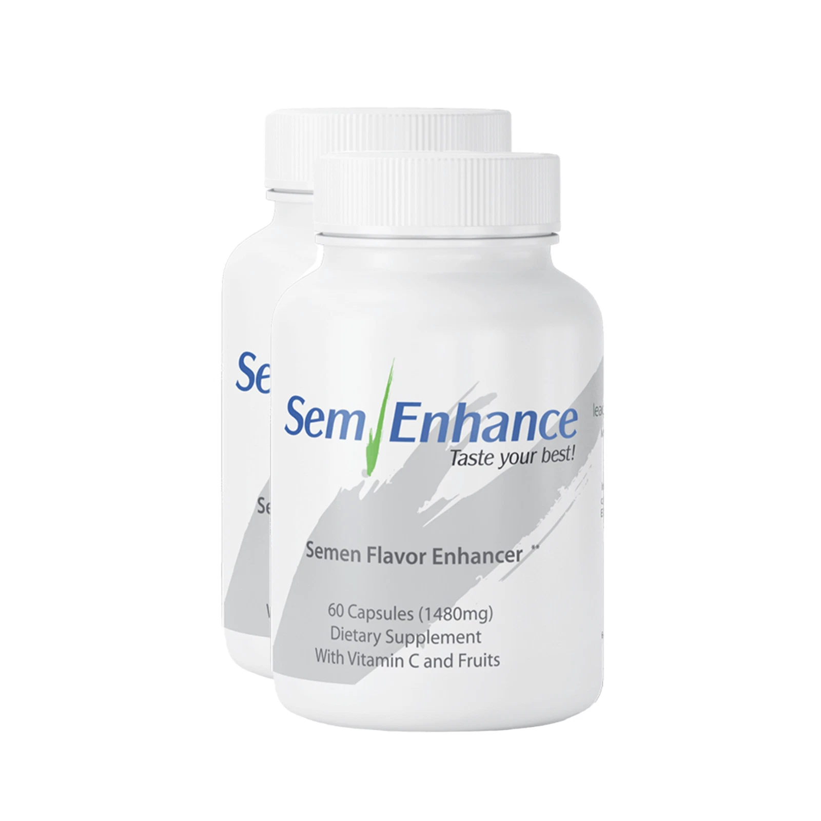 Semenhance-Make Semen Taste Fruity! 60 Capsules-Cum Sweeten the Deal 2 Bottles
