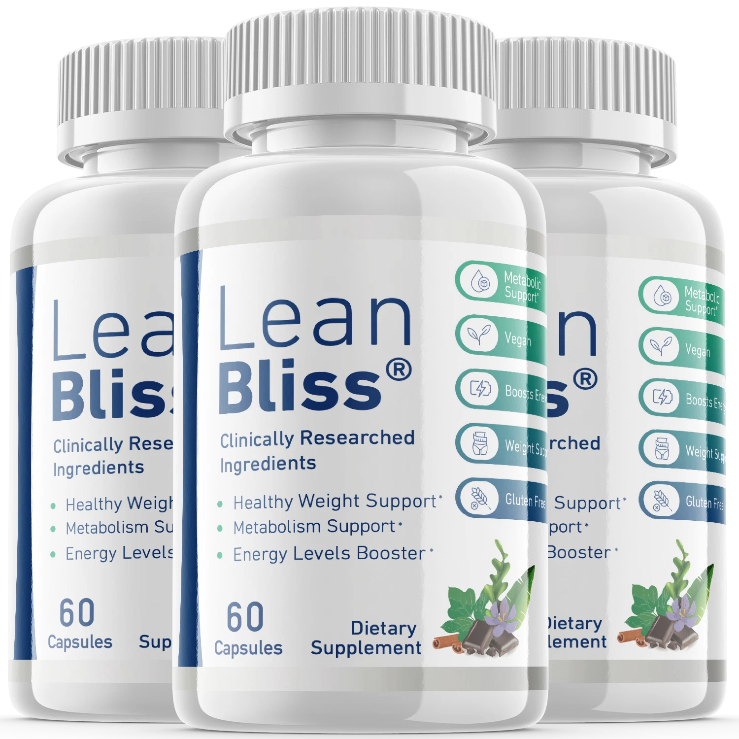 Lean Bliss Capsules - Lean Bliss Supplement For Weight Loss OFFICIAL - 3 Pack