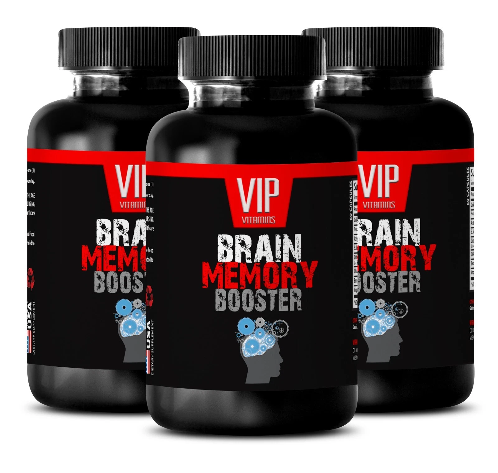 energy boost mix - BRAIN MEMORY BOOSTER - ginkgo biloba now - 3 Bottles