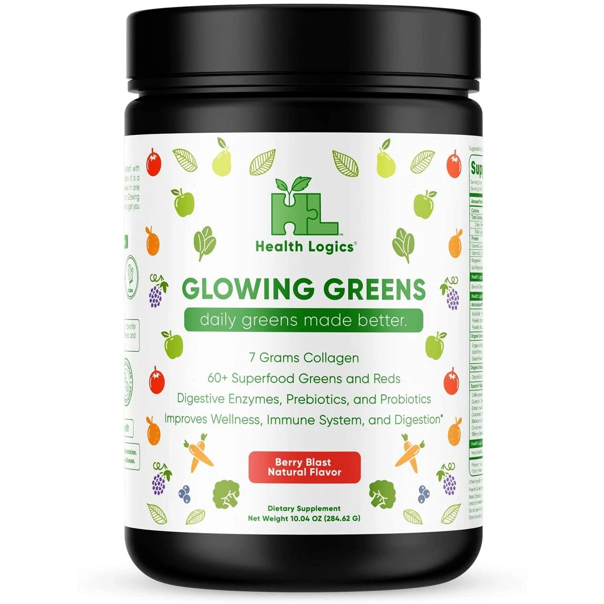 Health Logics Glowing Greens 10.04 Oz