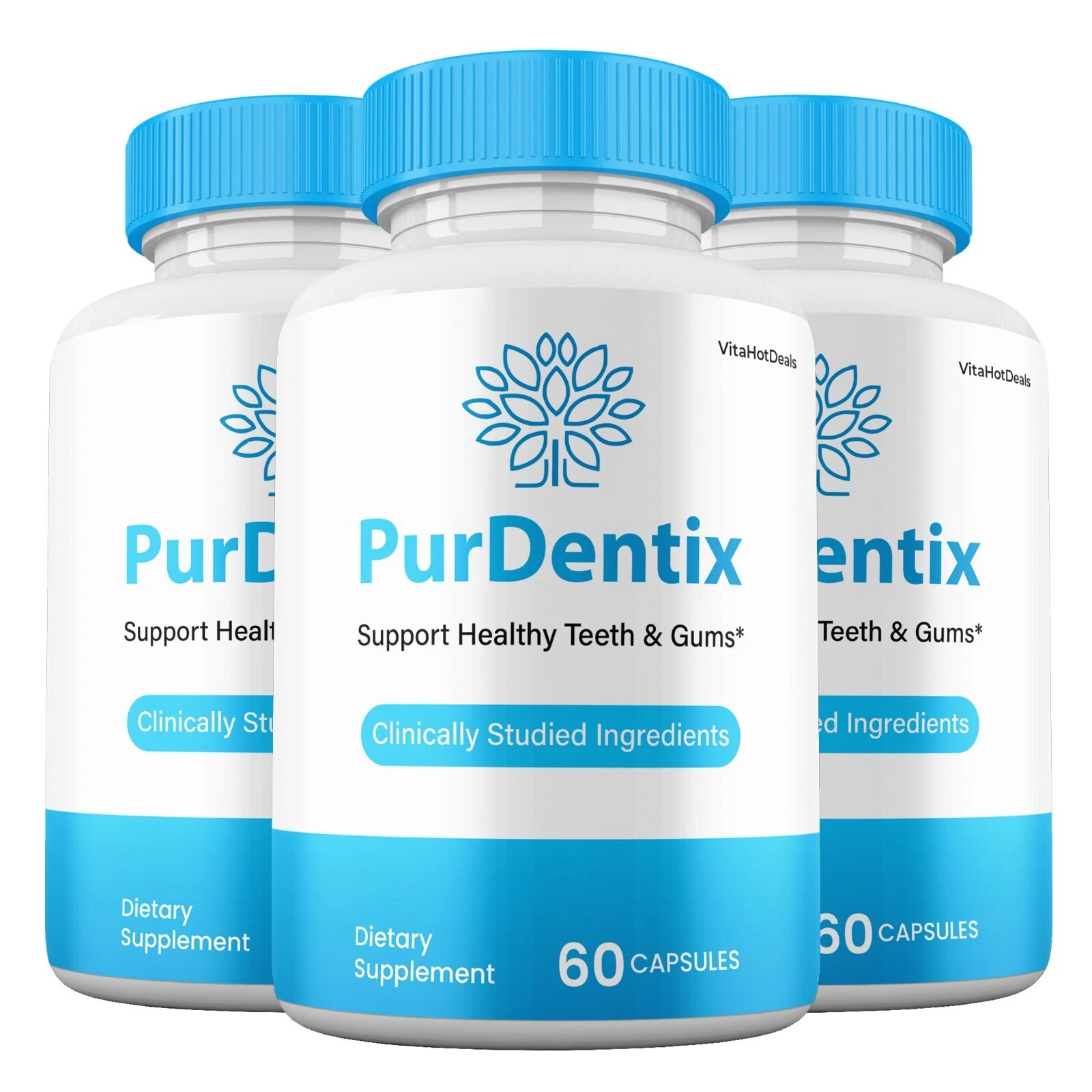 Pur Dentix Pills for Gums and Teeth Probiotics, Oral Supplement (3 Pack)