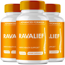 (3 Pack) Ravalief Nerve Health Pills, Rava Lief Advanced Nerve Support Formula