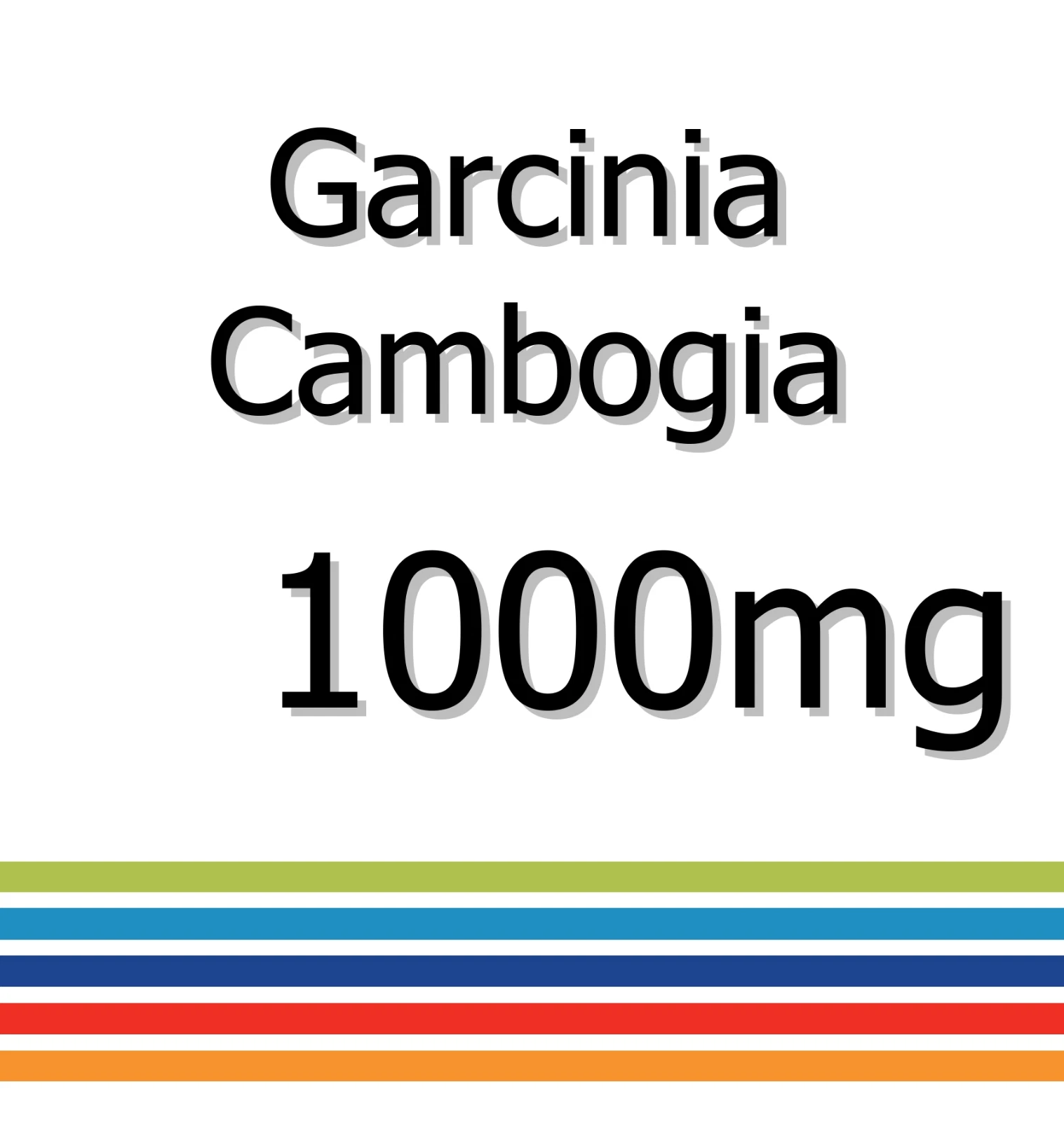Garcinia Cambogia 1000mg x 30 Tablets - Reduced Inflammation