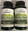 120 Caps Goji Berry Wolfberry 500 mg, Anitoxidant Support Eye Kidney Liver