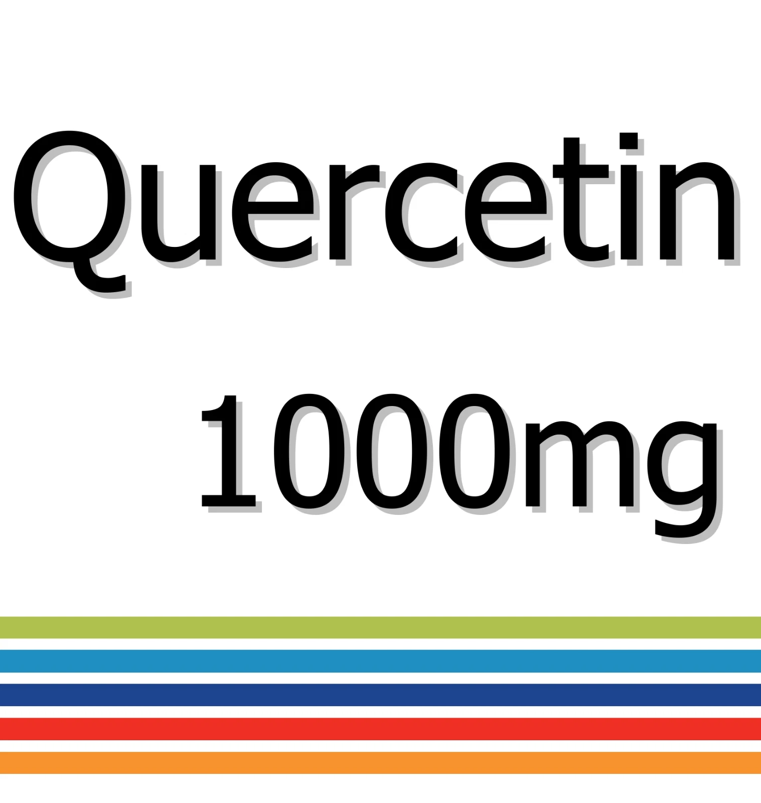 Quercetin 1000mg x 30 Tablets - Digestive enzyme regulation