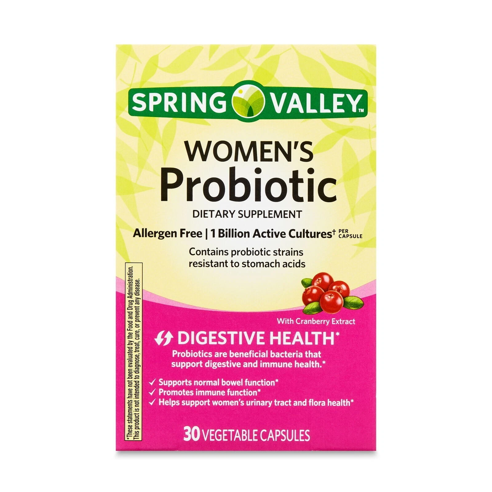 Spring ValleyWomens Adult Probiotic + Prebiotic Gummies Dietary