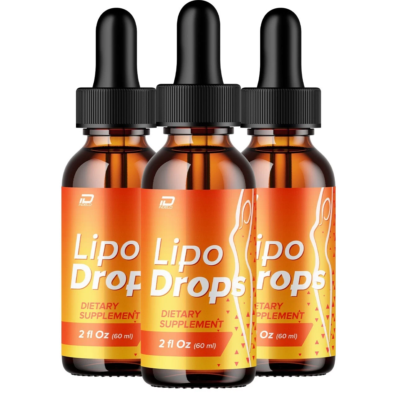 (3 Pack) Lipo Drops – LipoDrops Extra Strength All Natural Healthy Organic