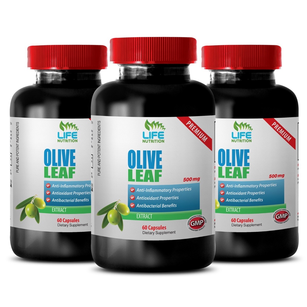 blood pressure support, OLIVE LEAF EXTRACT 500mg, cognitive function booster 3B