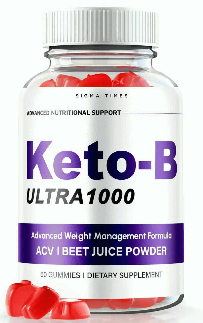 Keto-B Advanced ACV Weight Loss Gummies for Fat Burning and Energy 60ct
