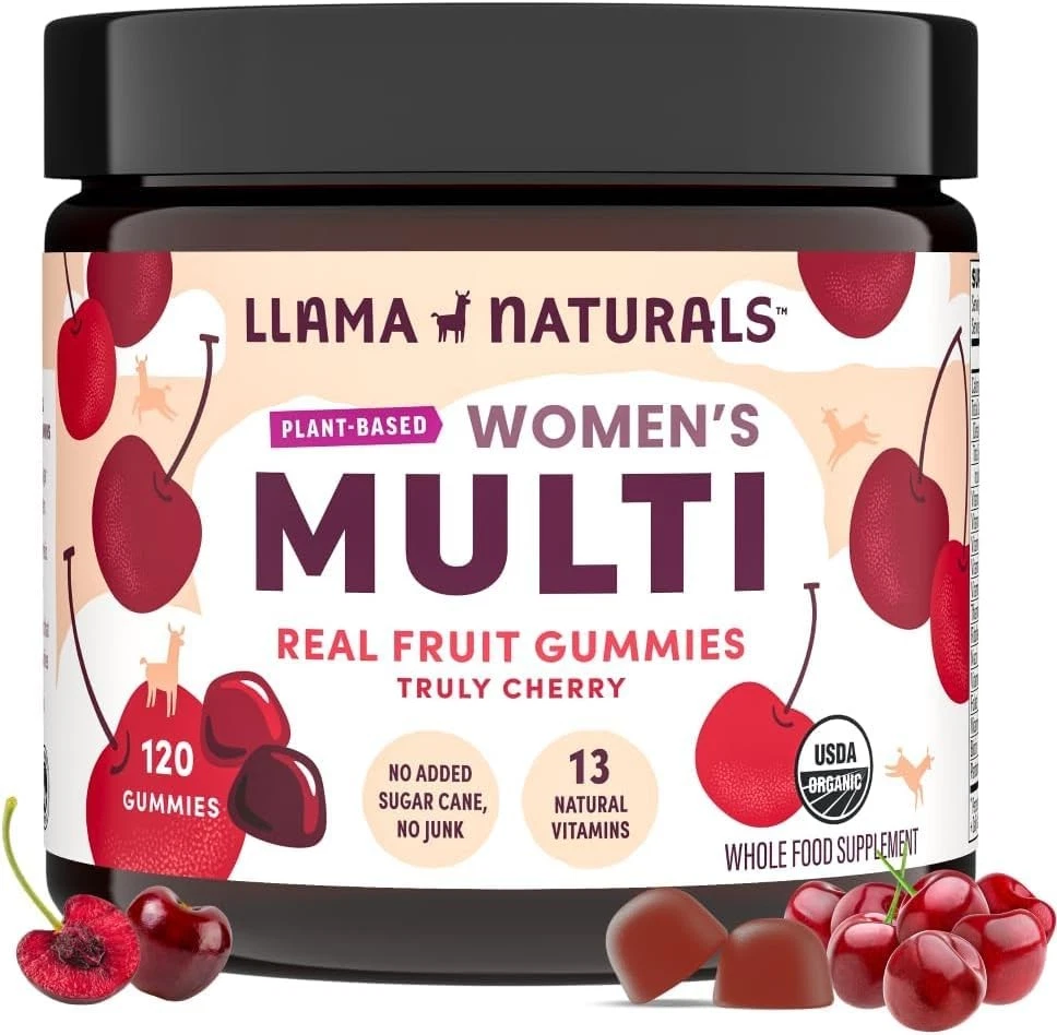 Multivitamin for Women Vegan Organic Gummies with Vitamin D C and K Women's R...