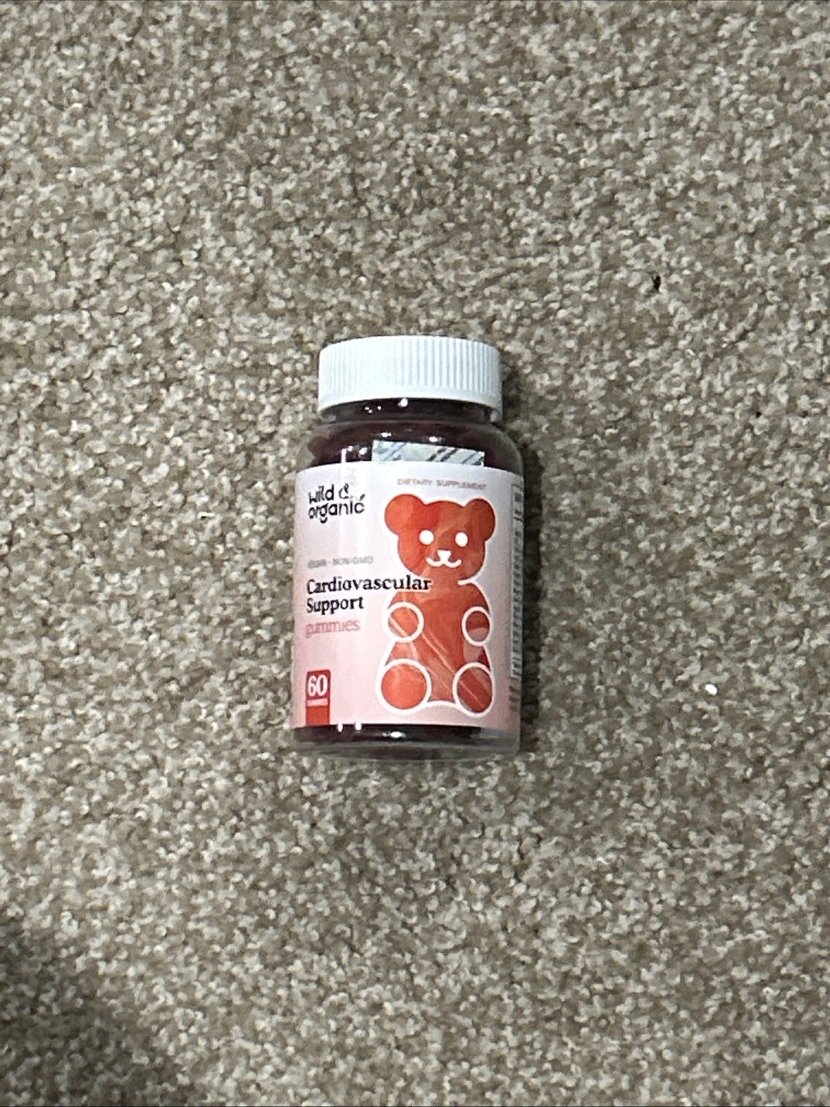 Wild & Organic Cardiovascular Support Gummies - Strawberry - 60 ct - Exp 09/25