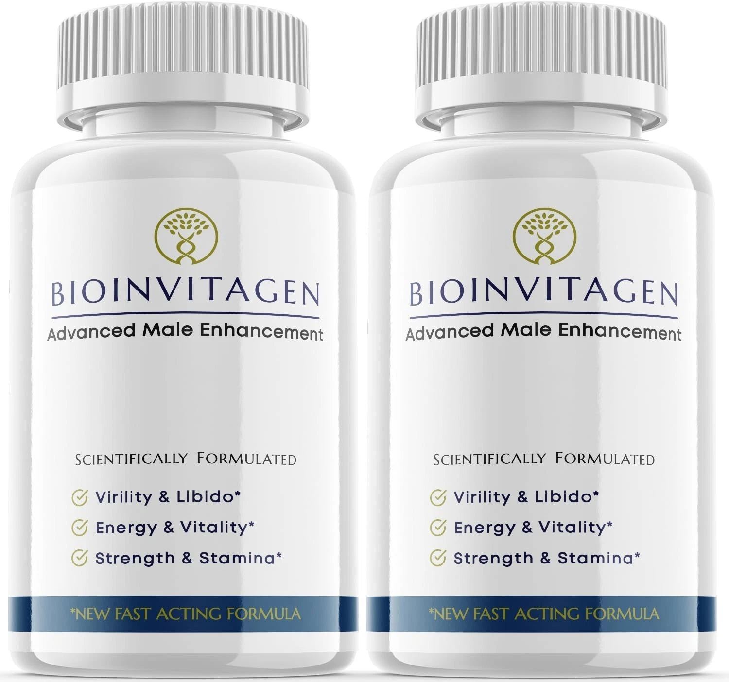 (2 Pack) Bioinvitagen Pills - Male Vitality Support Supplement - 120 Capsules
