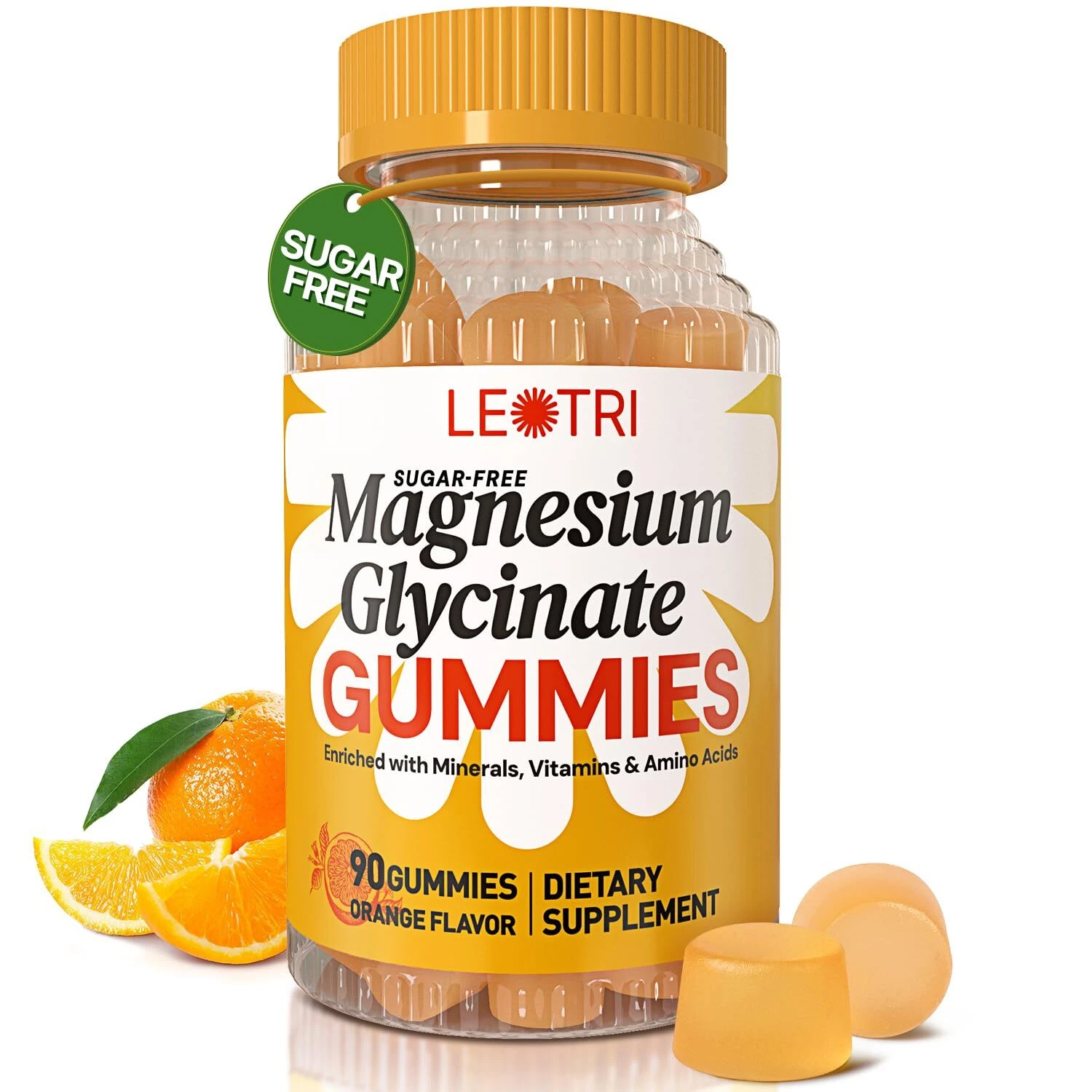 Magnesium Glycinate Gummies High Absorption - Chelated Magnesium Supplement