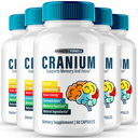 (5 Pack) Cranium Capsules, Advanced Cranium Brain & Memory Supplement Pills