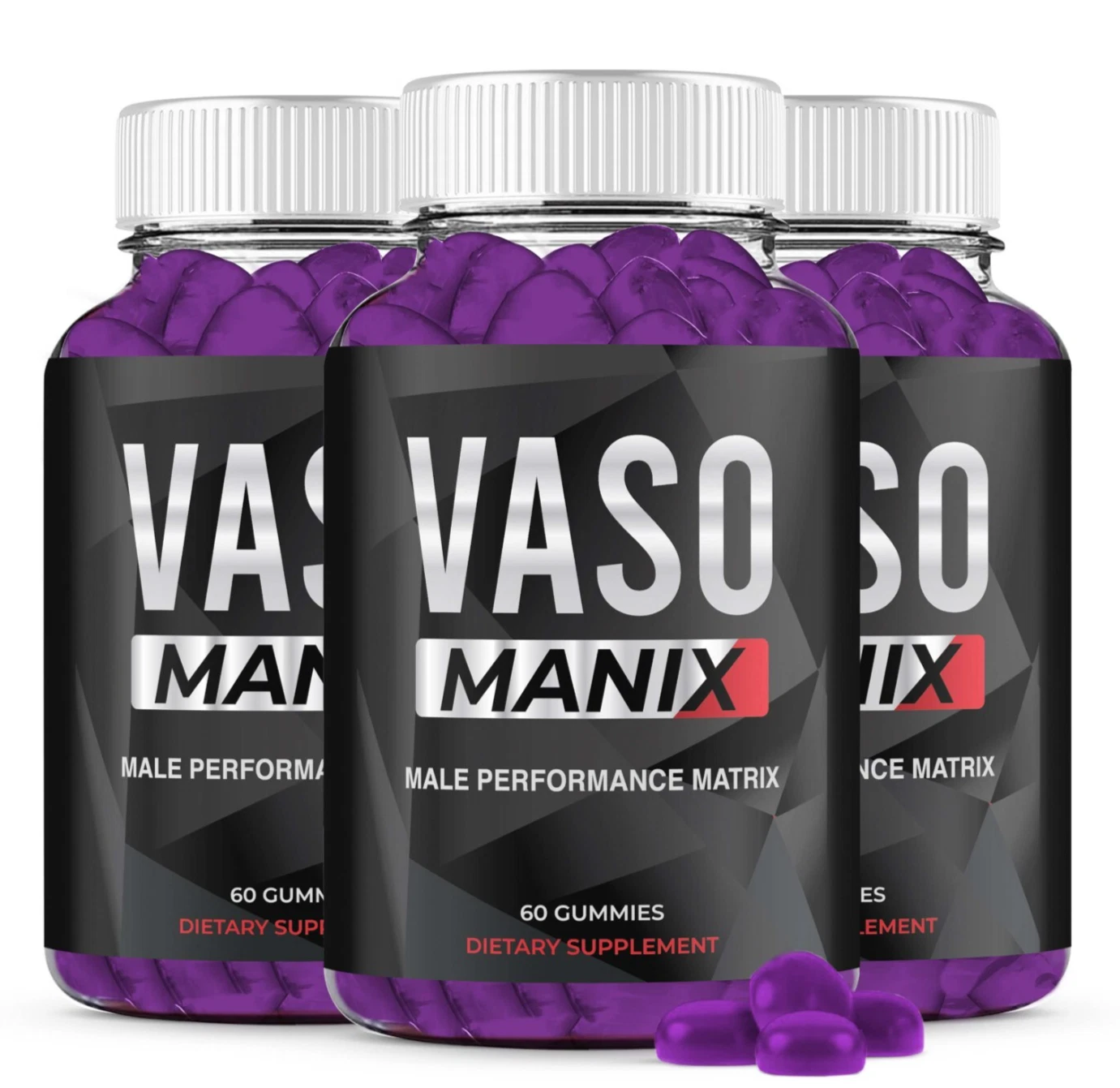 Vaso Manix - Support Energy, Vitality and Overall Wellness (3 Pack)
