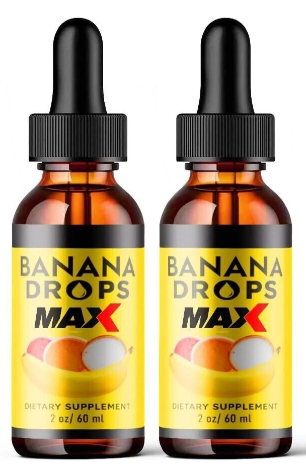 (2 Pack) Banana Drops Max to Accelerate Weight Loss and Maximize Fat Burning