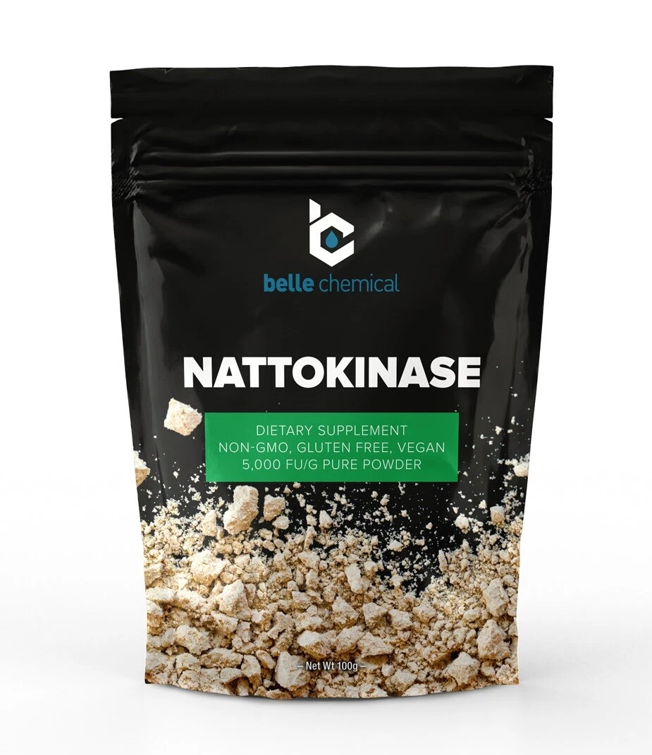 Pure Nattokinase Powder - Non-GMO, Gluten Free, Vegan Bulk