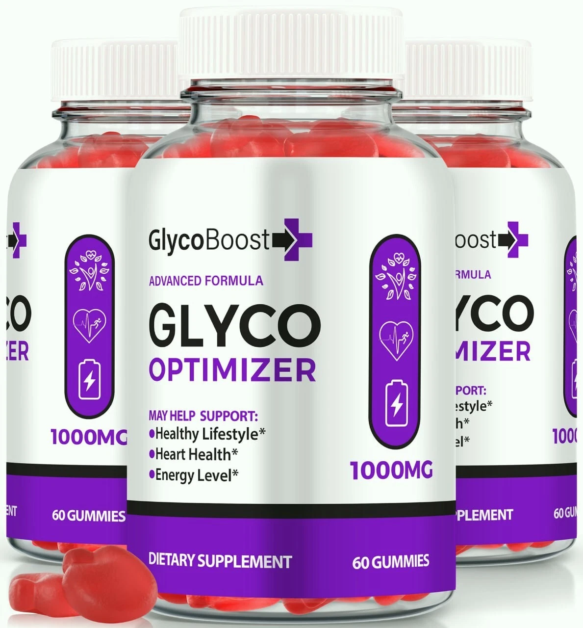 (3 Pack) Glyco Boost Gummies, Glyco Boost Optimizer, GlycoBoost Blood Support