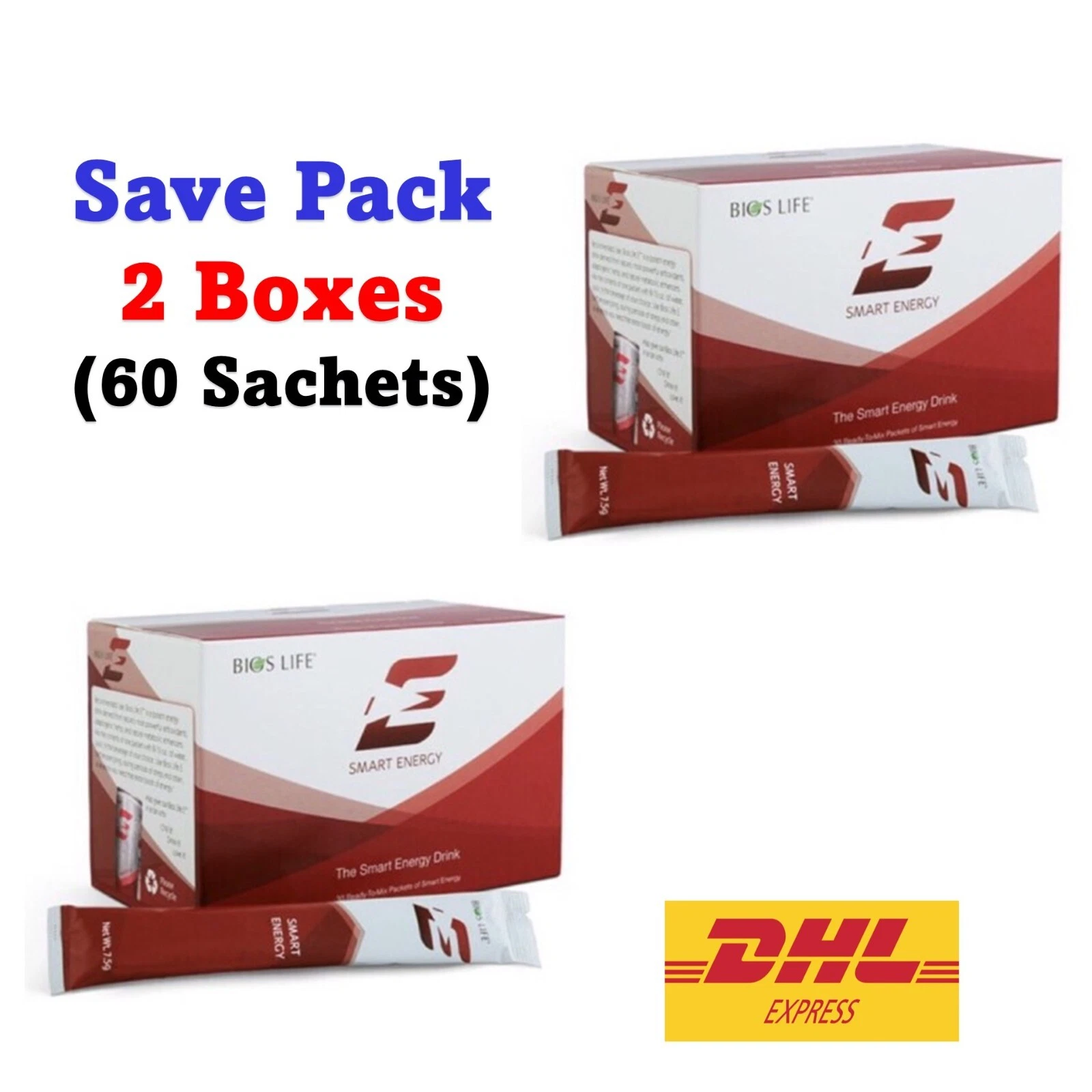 2 X Unicity Bios Life E Smart Energy Drink Weight Management Super Antioxidant