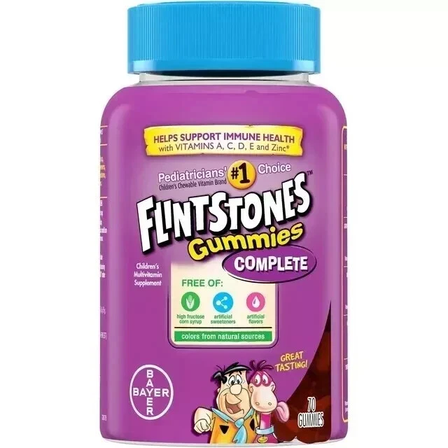 Flintstones Gummies Kids Vitamins, Gummy Multivitamin for Kids, 70 Count