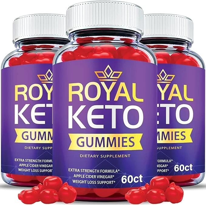 Royal Keto Gummies Weight Loss Strength Formula Supplements (180 Gummies) 3-Pack