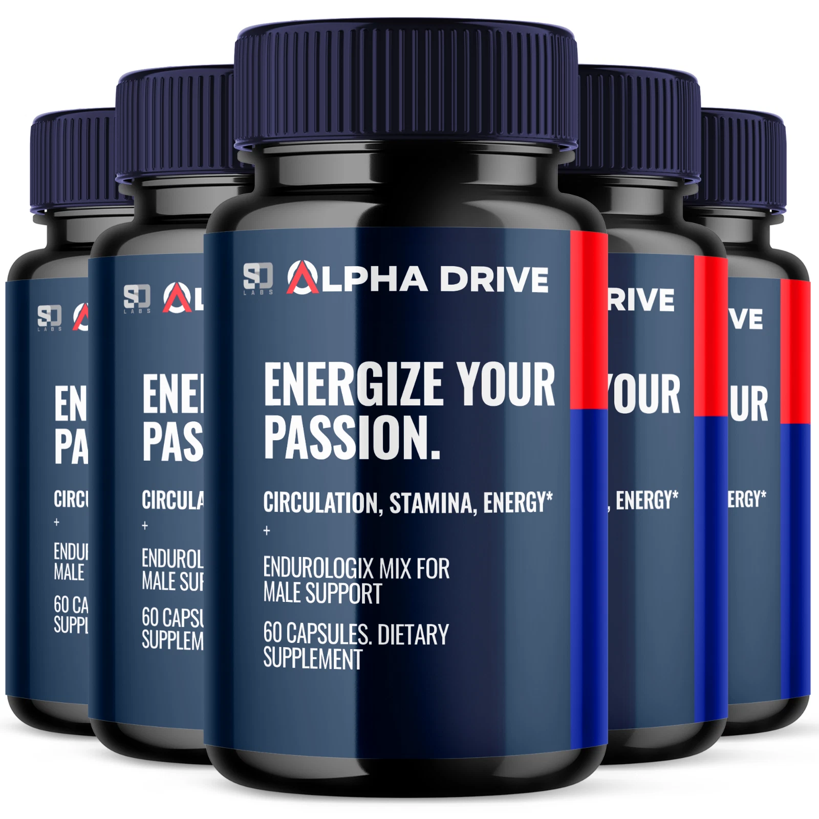 Alpha Drive - Boost Daily Energy and Support Active Lifestyle (5 Pack)