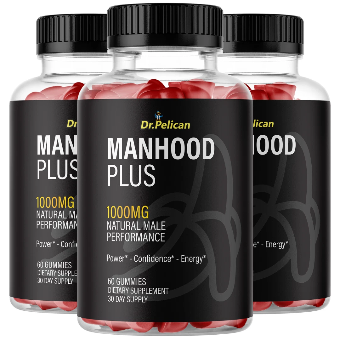 Manhood Plus- Keto & Weight Support- 3 Bottles- 180 Gummies