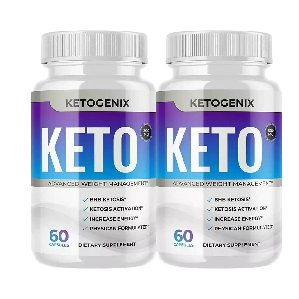 Ketogenix Keto Pill Advance Formula Weight Loss Supplement (120 Capsules) 2-Pack