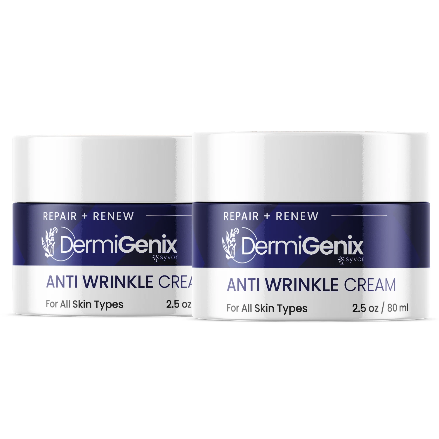 Dermigenix Anti-Wrinkle Cream Advanced Skin Moisturizer for Repair & Renew 2.5oz
