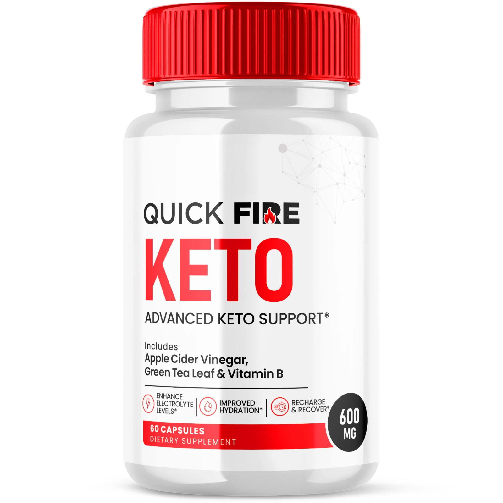 Quick Fire Keto Pills Advanced Weight Loss Support Maximum Strength 60 Capsules