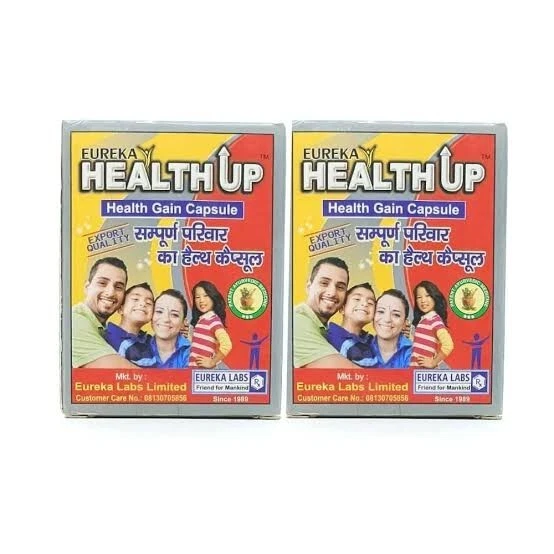 Health Up 60 Caps Body Boost Health Ultra Blast Quick Pack of 2