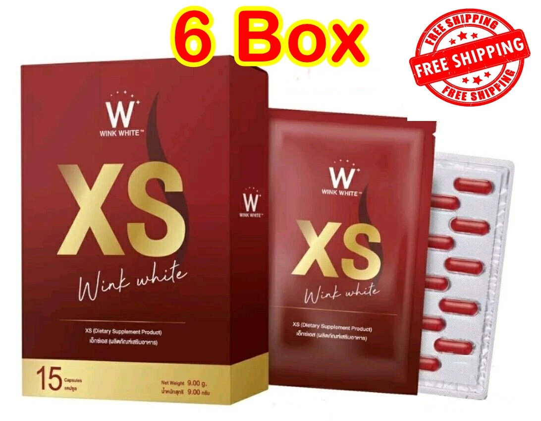 6X Wink White XS Morosil Dietary Supplement Weight Management Diet Slimming